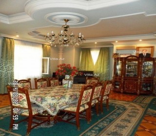 Bakida Atatürk prospektinde 3 mertebeli 7 otaqli villa satilir, -9