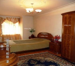 Bakida Atatürk prospektinde 3 mertebeli 7 otaqli villa satilir, -15