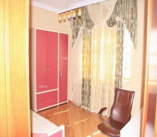 NEFTÇİ BAZASI və H.Əliyev pr.-de Klassik üslubda təmir edilmiş təmirli villa, -2