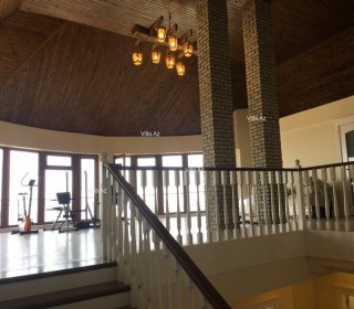 Badamdarda villa satilir 1-ci sira deniz menzereli, -14