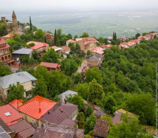 Gürcüstan Kaxetiyada mənzərəli kotteclər satılır. Məhdud sayda dəbdəbəli villalar, -6