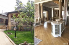 Ceyranbatan golu ile uzbe-uz 4 mertebeli villa almaq, -9