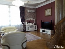 Ceyranbatan golu ile uzbe-uz 4 mertebeli villa almaq, -11