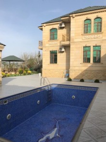 Masazırda Göl panoramalı hovuzlu villa satılır, -6