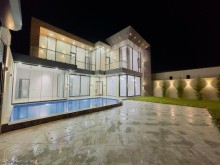 Hovuzlu 4 otaqlı heyet evleri bağ evleri — 210 m², Mərdəkan, -4