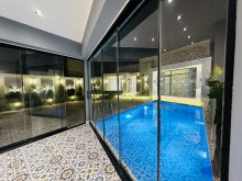 Merdekanda heyet evleri, 4 otaq, 165 m2, 2 sanitar qovşağı, 1 mərtəbə, -7