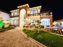 Mərdəkanda Qoşa Qala Restoranına Yaxın  yeni villa ev satılır, -7