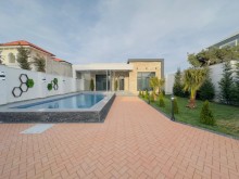 Şüvəlan Dəniz yolunda 1 mərtəbəli 4 otaqlı yeni villa satılır, -5