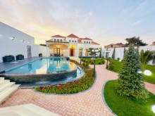 Mərdəkan Əncirlik massivində 1 mərtəbəli villa satılır. 5 otaqlı Modern ev, -2