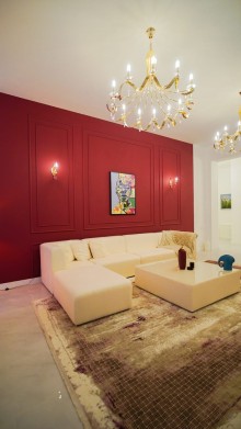 Mərdəkanda 1 mərtəbəli, 4 otaqlı modern ev satılır. Bağ evi 5 sot topraqda inşa edilib, -11