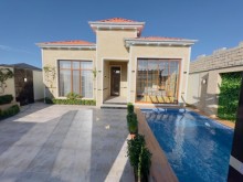 Mərdəkanda tam əşyalı yeni mini villa satılır, -4