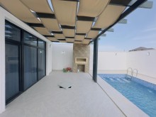 Mərdəkan  Bravo market yolunda 1 mərtəbəli hovuzlu həyət evi satılır, -5
