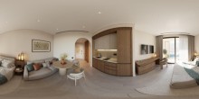 Квартира студия в Sea Breeze Arabian Ranches 3D тур студии, -10