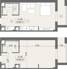 Arabian Ranches Sea Breeze Kreditlə Bina evi – studiya mənzil satılır., -4